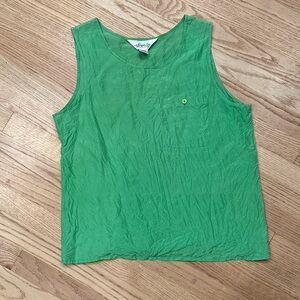Vintage Silk Blouse Sleeveless